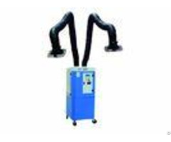 Self Cleaning Mobile Fume Extractor With 2 Pcs 3m Arms Plc Smart Control