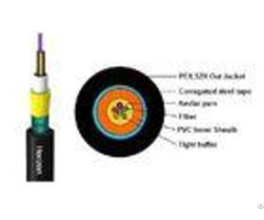 Indoor Outdoor Armored Fiber Distribution Cable With Pvc Lszh Jacket