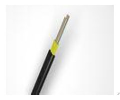 Indoor 24 Core Ribbon Fiber Optic Cable 0 5mm Thickness With Dupont Kevlar Yarn