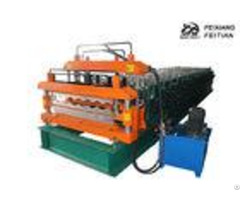 Full Automatic Double Layer Roll Forming Machine Easy Operate For Roof Panels