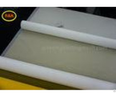 100 Percent Polyester Nylon Monofilament Screen Printing Mesh White Yellow Red Color