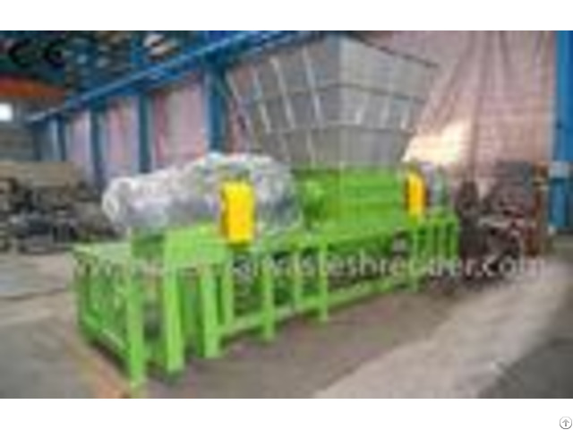 Plastic Film Industrial Waste Shredder Double Shaft Customizable Capacity