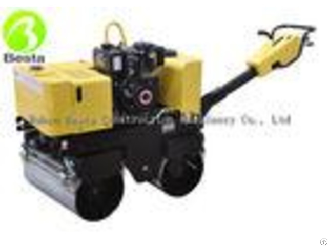 Mini Walking Behind Vibratory Road Roller With Gasoline Or Diesel Motor Fyl600