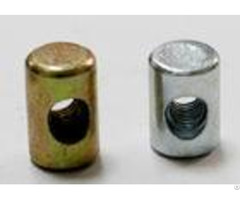 Non Standard Shaped Round Coupling Nut With Sight Hole M8 M30 Grade A