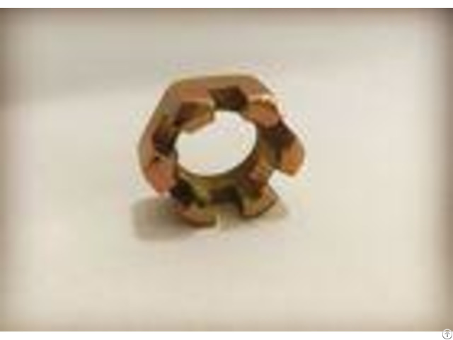 M20 X 1 5 Hexagon Slotted Nut With Metric Coarse And Fine Pitch Thread