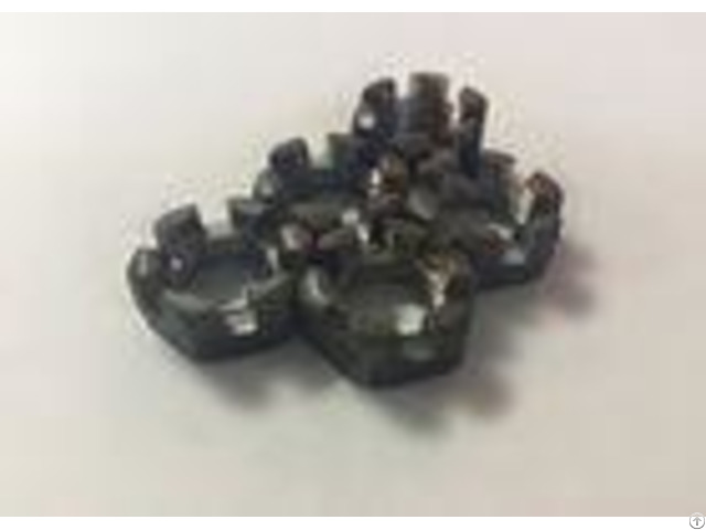 M16 Primary Color Carbon Steel Hexagon Slotted And Castle Nuts