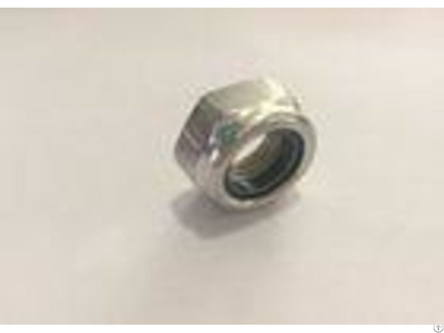Galvanized Hex Nylon Lock Nut High Performance For Construction Industry
