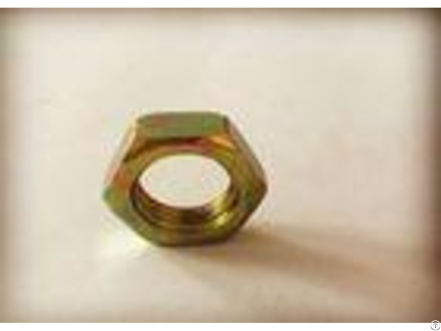 M18 1 5 Electroplated Color Zinc Hexagon Thin Carbon Steel Nuts