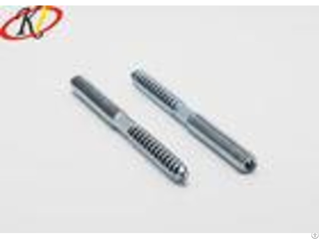 Zinc Plated Double End Threaded Rod Wood To Metal Dowel Screws Fasteners