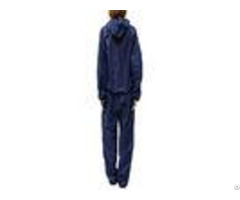 Waterproof Polypropylene Disposable Coverall Suit Customized Color With Front Zipper