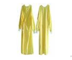 Eo Sterile Non Woven Disposable Patient Gowns Minimum Cross Infection Yellow