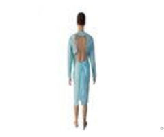 Blue Or Customized Medical Sterile Cpe Disposable Surgical Gowns For Operating Room