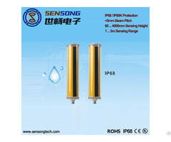 Sensong Barrier Sensor Waterproof Safety Light Curtain Ip69k 24v Npn Pnp Relay