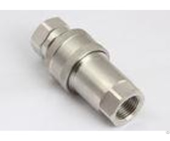 Stainless Steel 1 Inch Hydraulic Quick Coupler Stander Seal Material Ss316