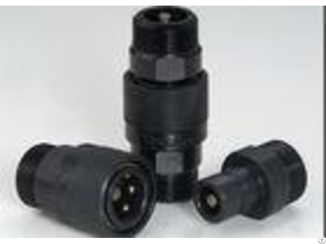 Single Handed Operation Hydraulic Connectors Fittings Black Q Zb275 77 Metric Thread