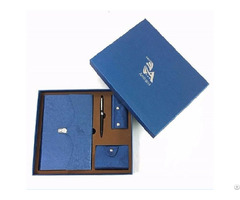 Business Gift Set With Pen Keychain Bag