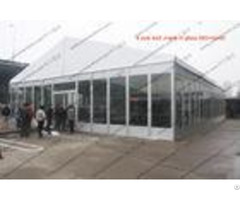 Temporary Movable Pvc Event Tent White Glass Walls Waterproof For Car Show