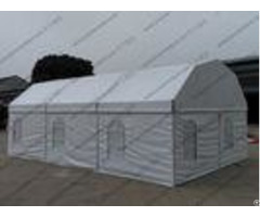 Open Sidewalls Arcuate Outdoor Event Tents Clear Top 6 X 9m Width Uv Resistant