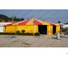 Yellow And Red Pagoda Party Tent Pvc Cover 30m Aluminum High Peak Multi Sides