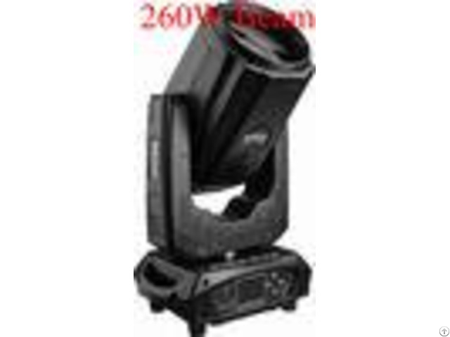 Event Auto Run Rgbw Led Dmx Moving Head 260w 18 Channels With Rotation Prism