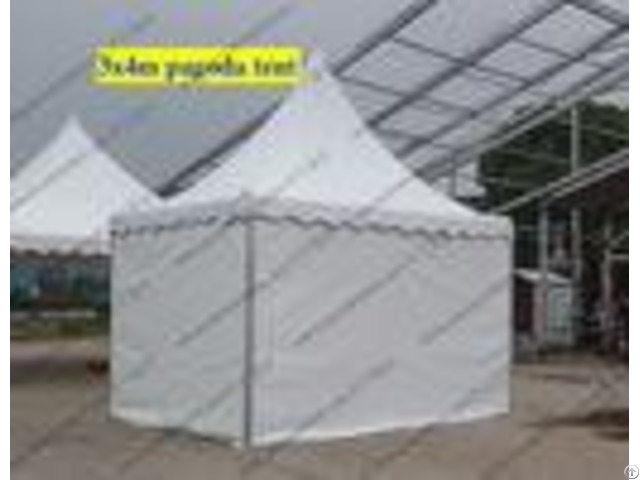 Customize White High Peak Tents Pvc Cover Temporary For Exhibition Shows