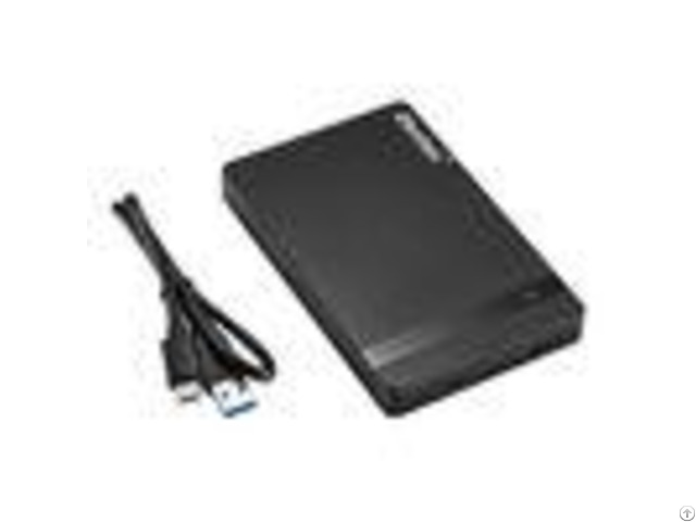 Black 2 5 External Hard Drive Enclosure Plastic Usb 3 1 Type C Sata Iii