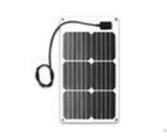 Photovoltaic Etfe Flexible Solar Panels 18w With White Surface And Junction