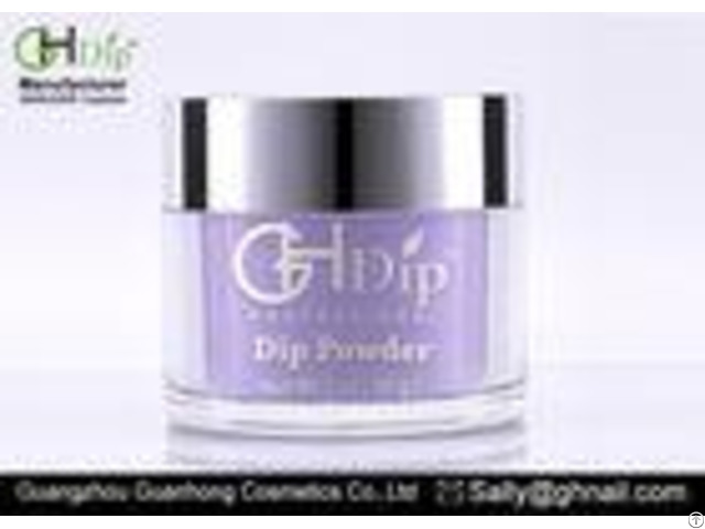 Organic Nail Salon Dip Powder Fingernails Dipping 2 Oz Capacity Purple Color