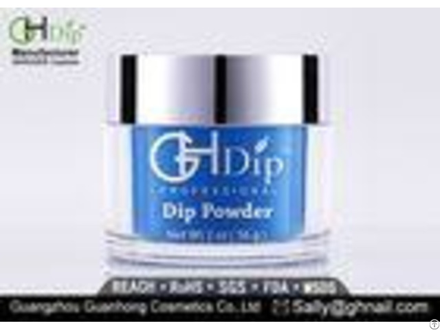 Durable Blue 2 Oz Dip Powder Nail System Long Lasting Nails Beauty Polish