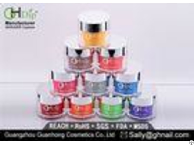 Multiple Colors 2 Oz Dip Polish Powder Manicure Nail Designs Crack Resistant