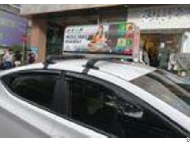 Automatically Vivid Video Taxi Led Screen Brightness Adjust Double Side Aluminum