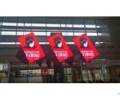 Waterproof Led Advertising Light Box Rolling Pole Adjustable Ip65 In Shopping Mall