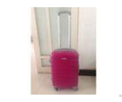 Lightweight Trolley Cute Pink Luggage Sets Abs Waterproof 4 Wheels For Women