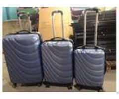 Abs Hardshell 4 Wheel Carry On Luggage Suitcase Set Of 3 With Customized Logo