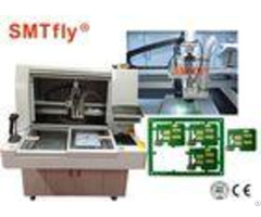 High Cutting Accuracy Pcb Depaneling Router Machine 320 320mm Panel Size