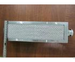 Circular Air Inlet Ceramic Infrared Gas Burner Aluminum Plate For Bbq Grill