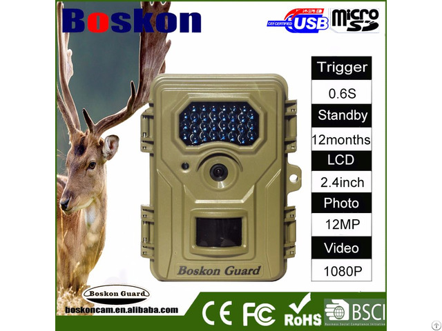 12mp 1080p Best Outdoor Wild Animal Hunting Camera With Night Vision