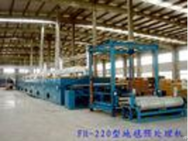 Steam Heat Carpet Pre Coating Machine Oven Temperature 120 180