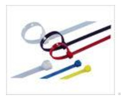 Releasable Nylon Industrial Cable Ties Multi Colored For Wire Locking