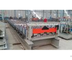 90mm Shaft Floor Deck Roll Forming Machine With 1 5 Inch Chains Transmission