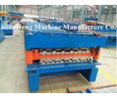 Professional Roofing Sheet Roll Forming Machine Double Chains Transmission