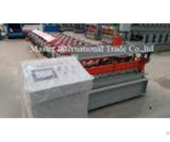 Colored Ibr Roofing Sheet Roll Forming Machine With Plc Control 10 15m Min