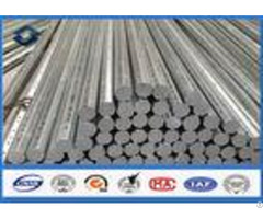 69kv 30ft 35ft Octagonal Galvanized Steel Pole For Distribution 345 Mpa Min Yield Stress