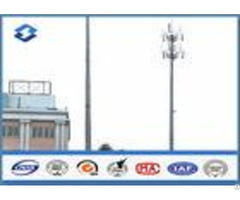 Microwave Telecommunication Electric Service Pole Hot Roll Steel Q420 Wireless Communication Tower