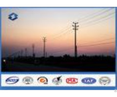 Transmission Line Electrical Power Pole Hdg Polygonal Shape 132 Kv