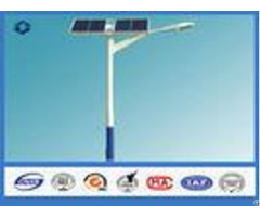8m Two Panels Solar Light Pole 160 Km Hour Wind Speed Against Earthquake Of 8 Grade