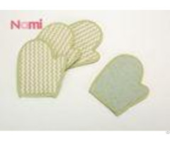 Double Sided Shower Wash Mitt Natural Hemp Material For Dead Skin Removal
