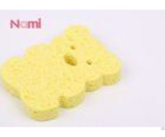 Yellow Animal Cellulose Bath Sponge Reusable Cleaning Body For Kids