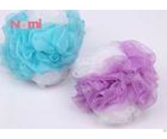 Natural Large Shower Bath Sponge Body Exfoliating Costomized With Long Rope
