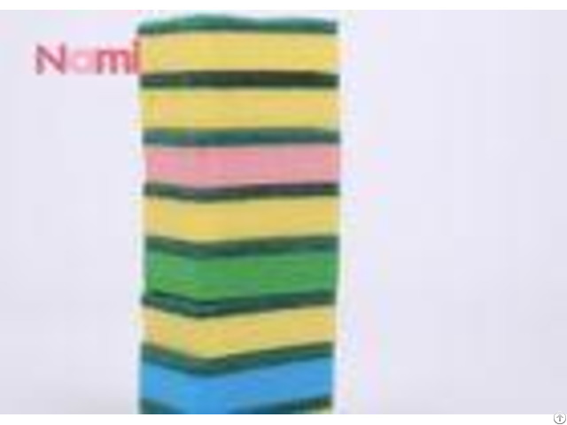 Non Scratch Pe Scouring Pad Sponge Customized Size For Pot Scrubber